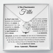 À ma Fille - Collier noeud d'amour