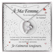 À ma Femme - Collier en forme de cœur