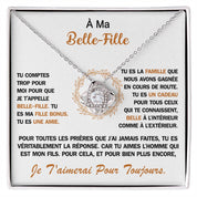 À ma Belle-Fille - Collier noeud d'amour