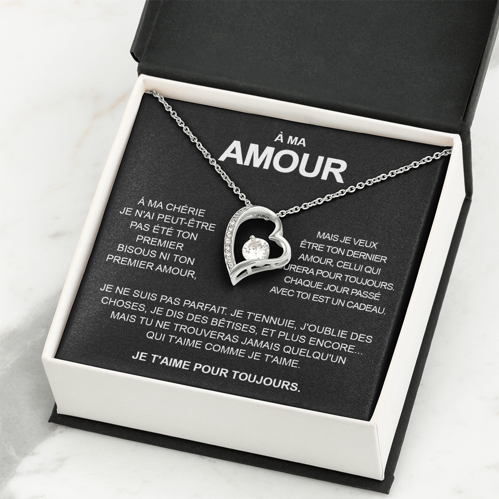 À mon Amour - Collier coeur