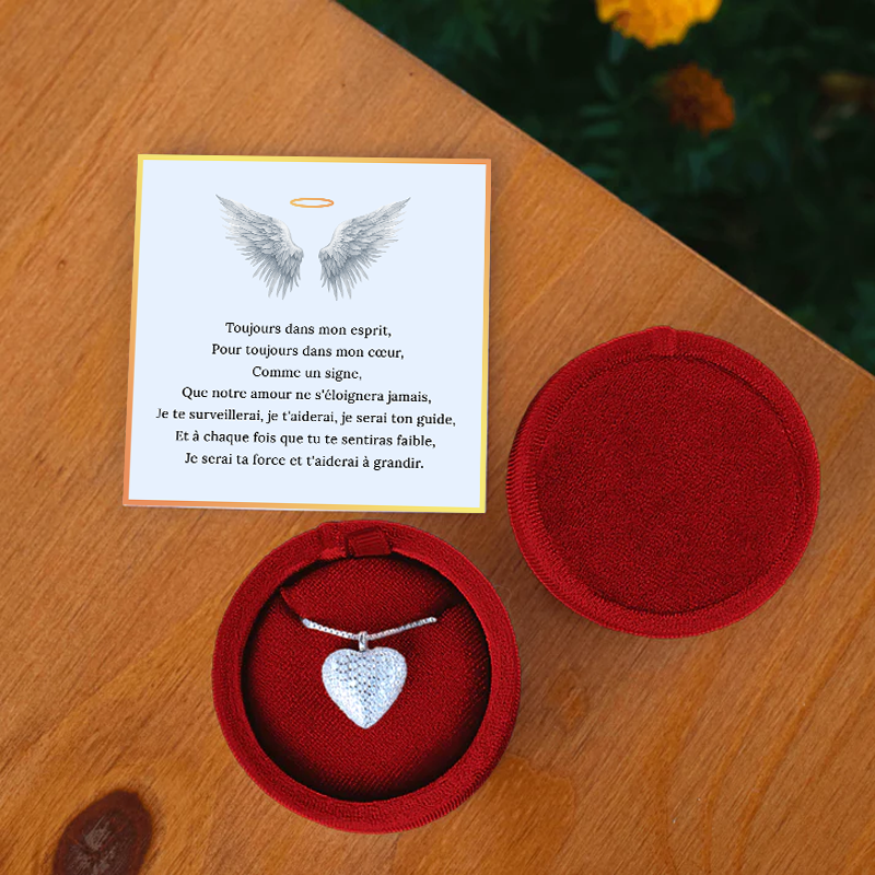Pour Toujours Dans Mon Cœur - Collier Commémoratif