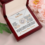 À ma Belle-Fille - Collier noeud d'amour