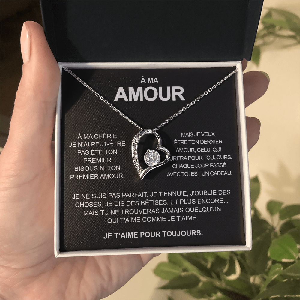 À mon Amour - Collier coeur