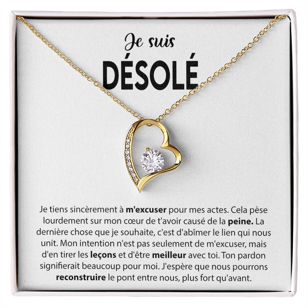 Je Suis Désolé, Je M'excuse Sincèrement - Or