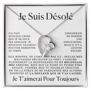 Cadeau d'excuses pour elle - Collier coeur