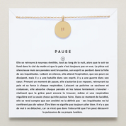 Collier Pause - Elle Se Laisse Aller Au Repos