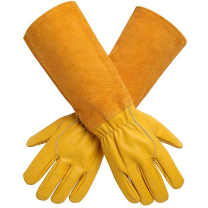 Gardening Gloves with Reinforced Palm and Textured Fingertips, Elastic Wristband