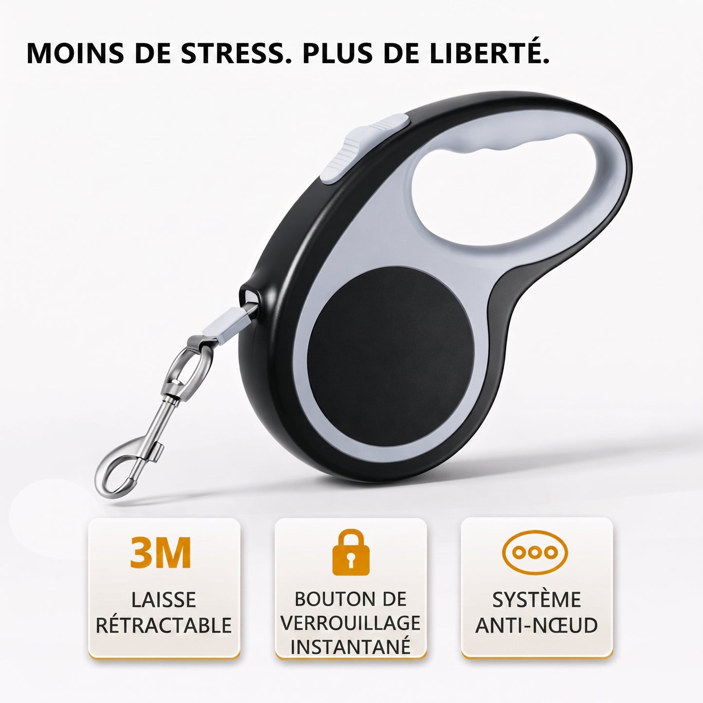 Laisse rétractable pour chat – 3M
