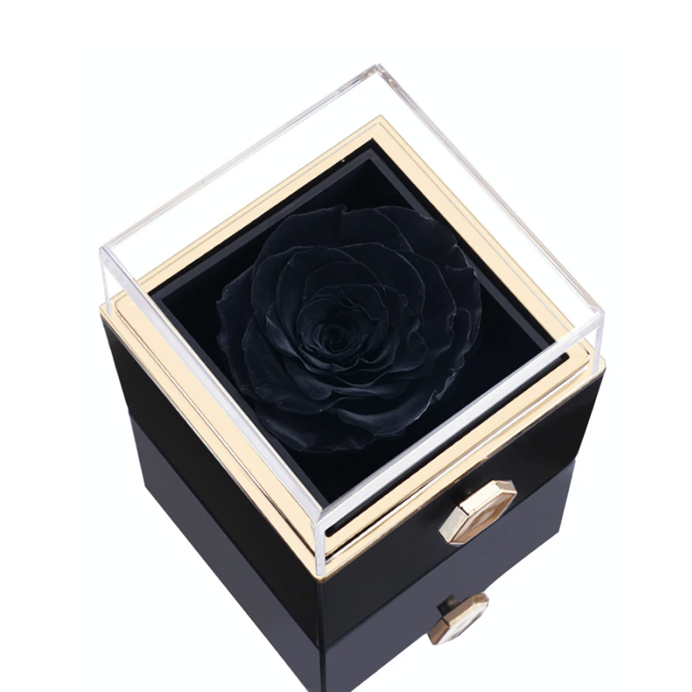 Deux coeurs imbriqués - Collier personnalisé - Or Rose