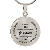 Collier familial - À mon Fils ou ma Fille