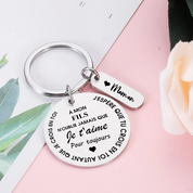 À mon Fils ou à ma Fille - Porte-clés familial - Or