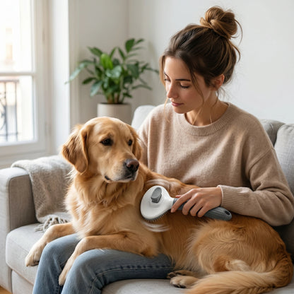 Brosse massage + démêlage en douceur