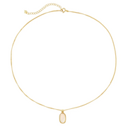 Collier de perles nacrées en or