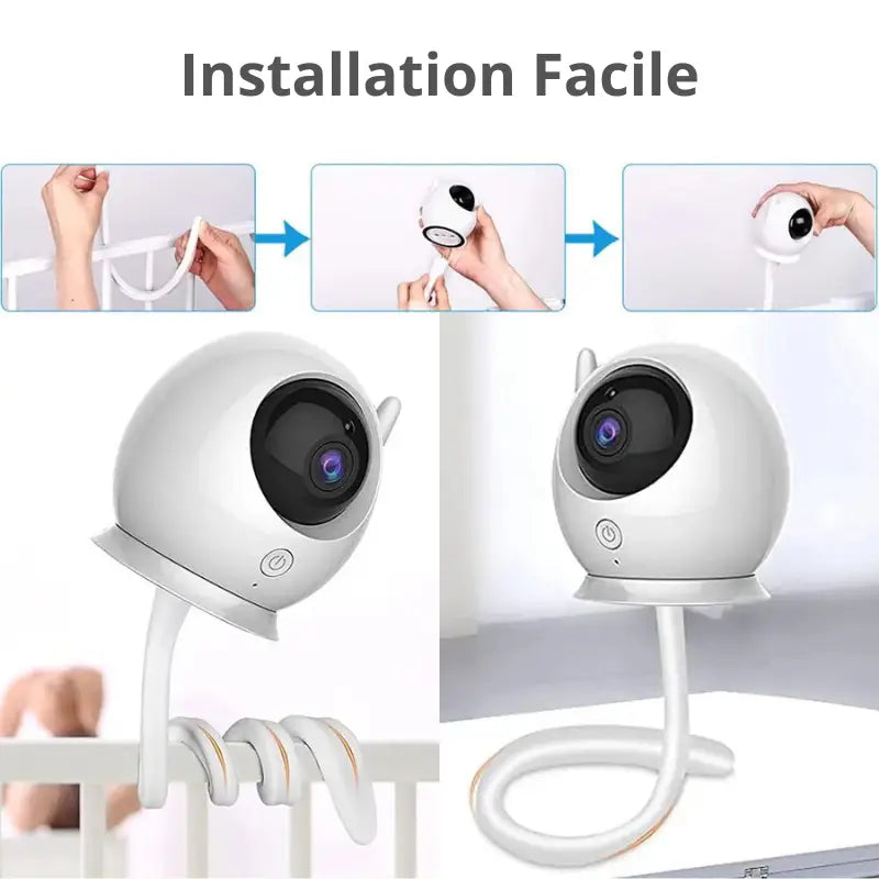 Babyphone Caméra Vidéo - avec Moniteur LCD