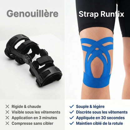 Cours sans y penser. Ton genou te suit enfin.