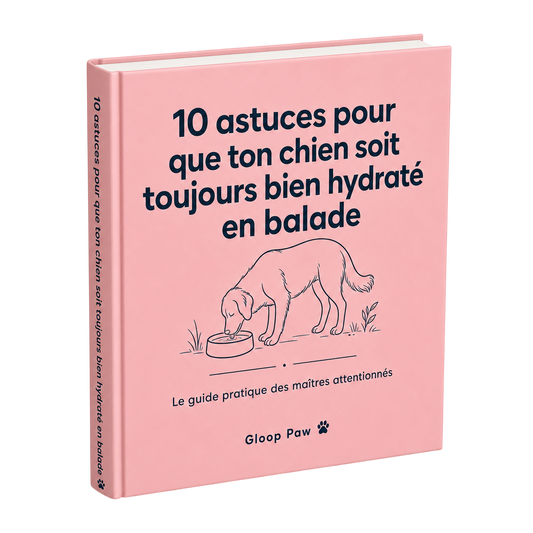 E-book : 10 astuces, chien hydraté en balade