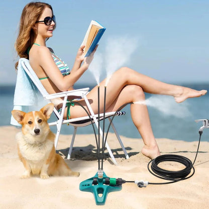 Freestanding Outdoor Home Patio Cooling Misting System