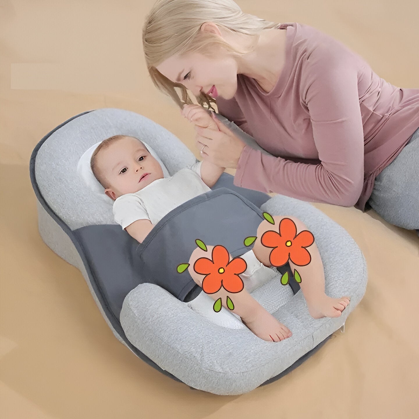Infant Feeding Pillow, Inclined Support for Baby's Comfort