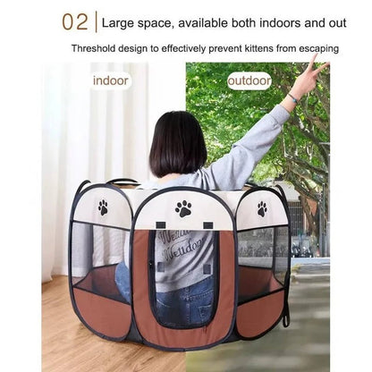 Indoor and Outdoor Pet Tent for Cats and Small Dogs