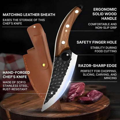 Japanese Kitchen Knife High Carbon Steel for Slicing and Chopping