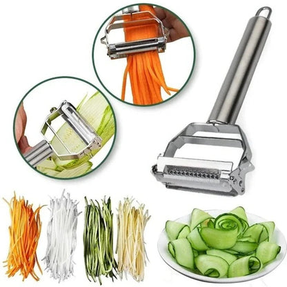 Stainless Steel Peeler and Julienne Cutter Potato Carrot Grater