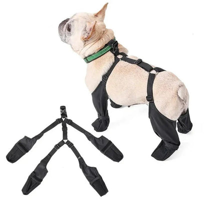 Dog Boots Adjustable with Straps for Outdoor Use