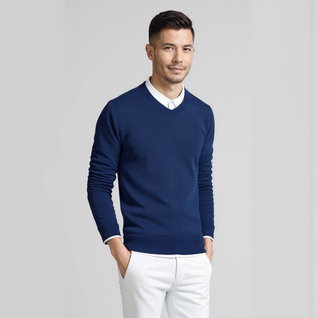 Pull col V Arctique | Ibloda™